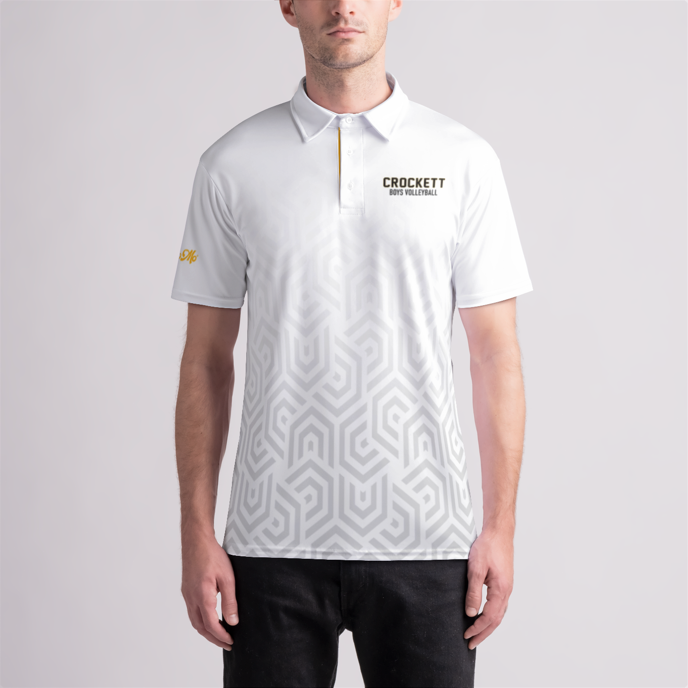 Crockett BVB White Polo