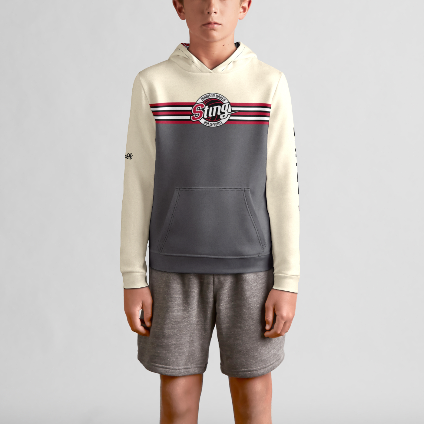 Sting United YOUTH Retro Stripe Hoodie