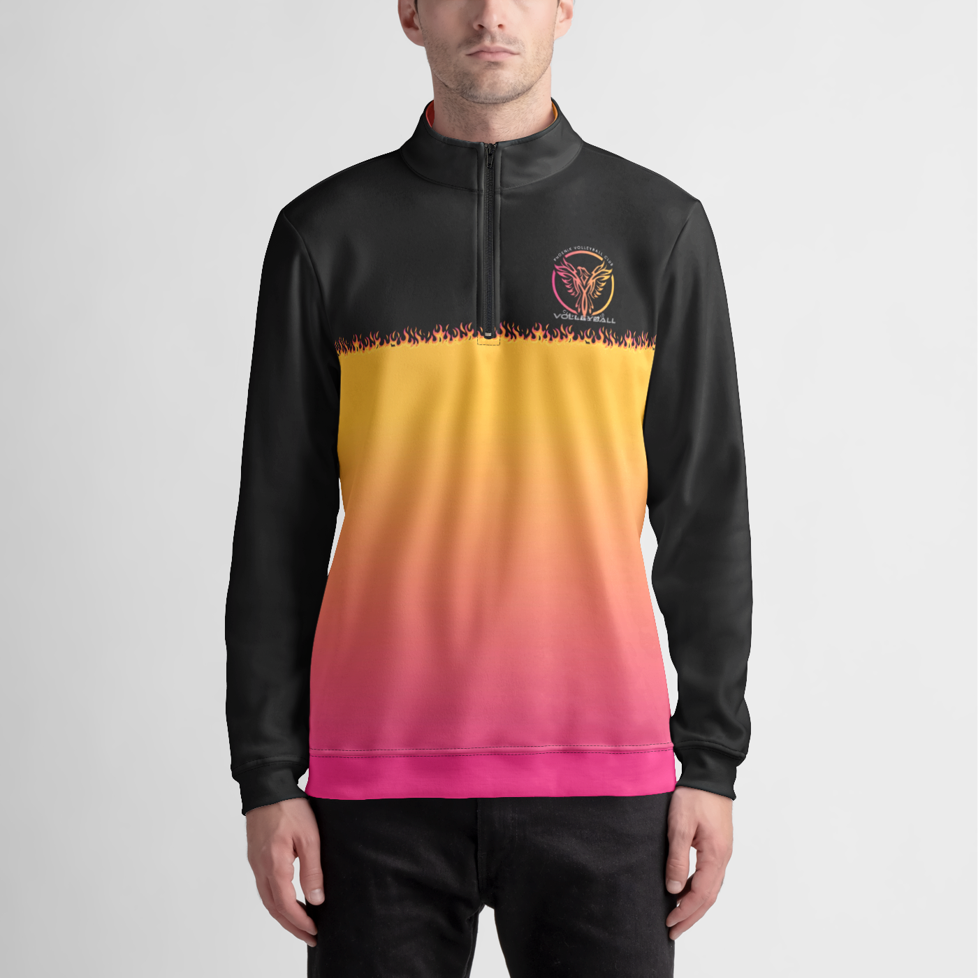 PVBC Ombre Fire Quarter Zip