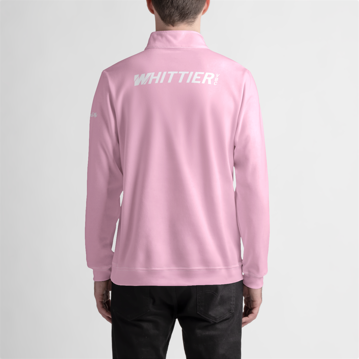 Whittier Pink Hibiscus Quarter Zip