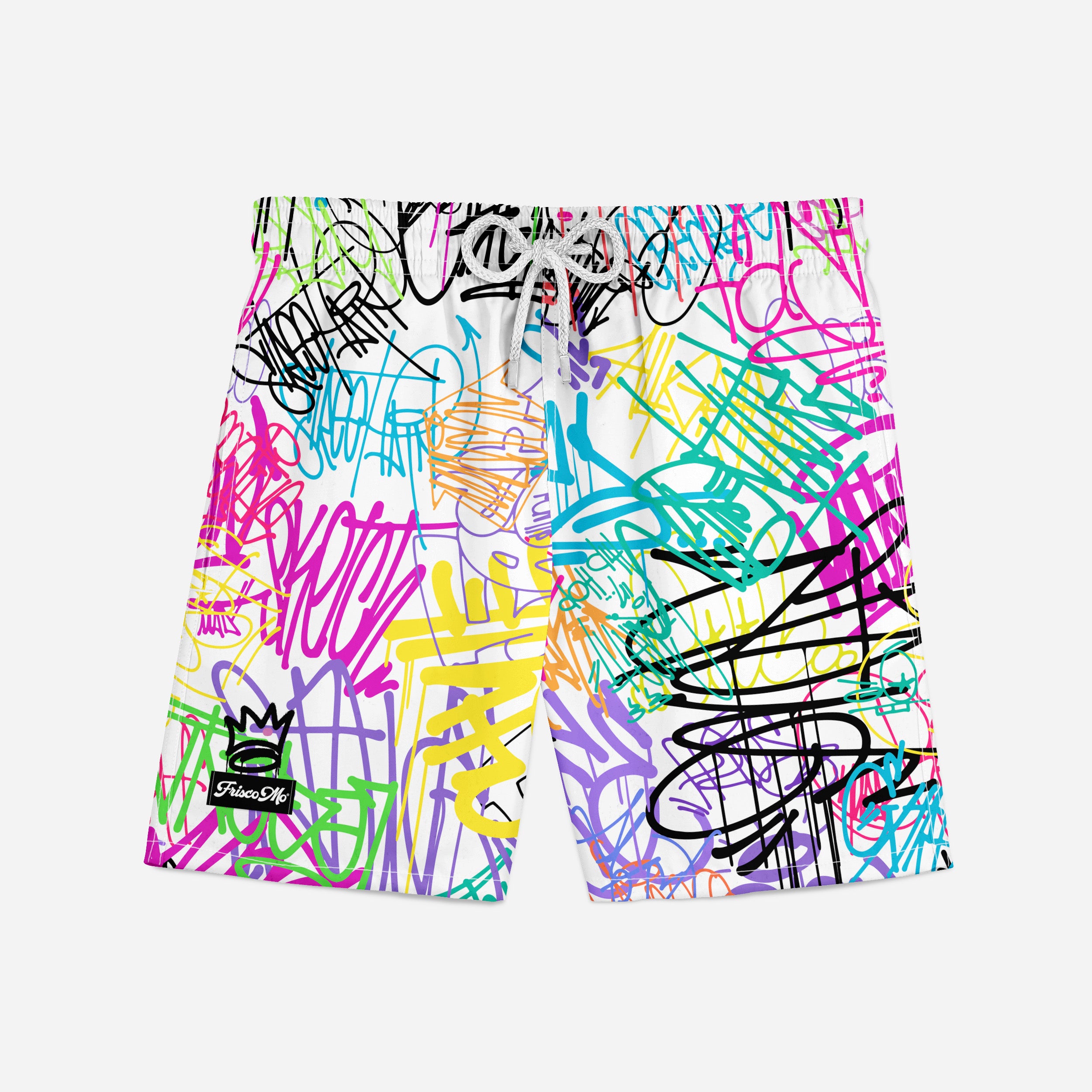 Cartoon Spandex Shorts / Graffiti Shorts / Booty Shorts