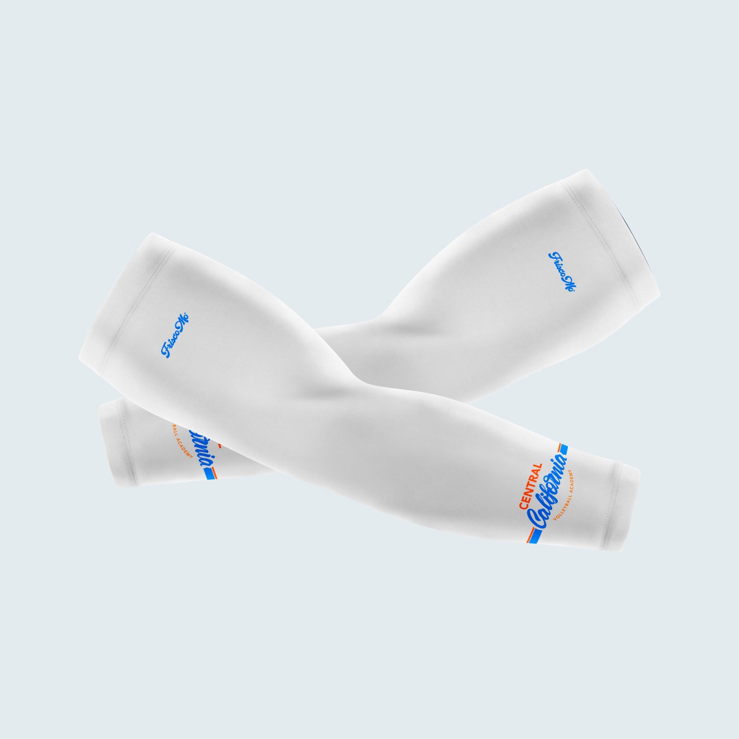 CCVA Girls White Arm Sleeve Set