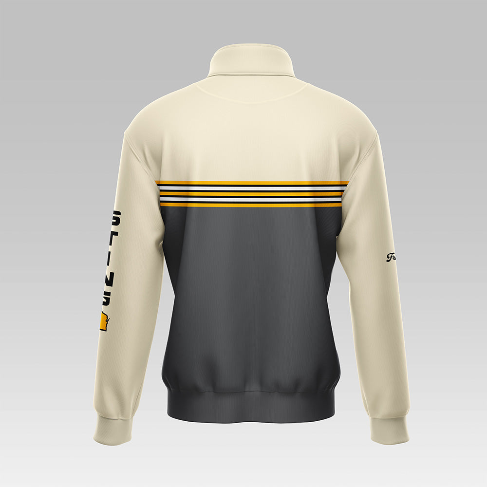 Sting Retro Stripe Quarter Zip