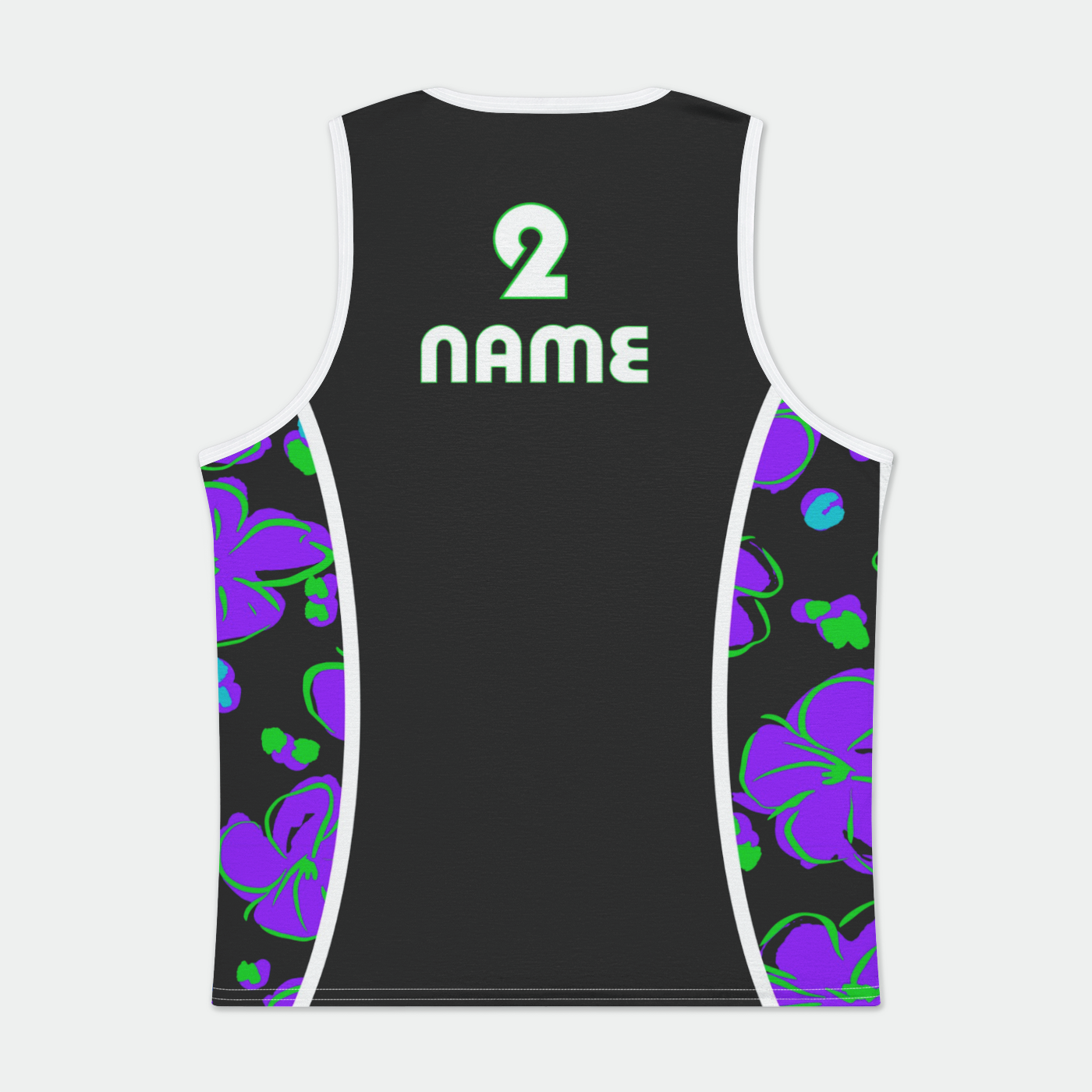 Purple Plumeria Custom Tank