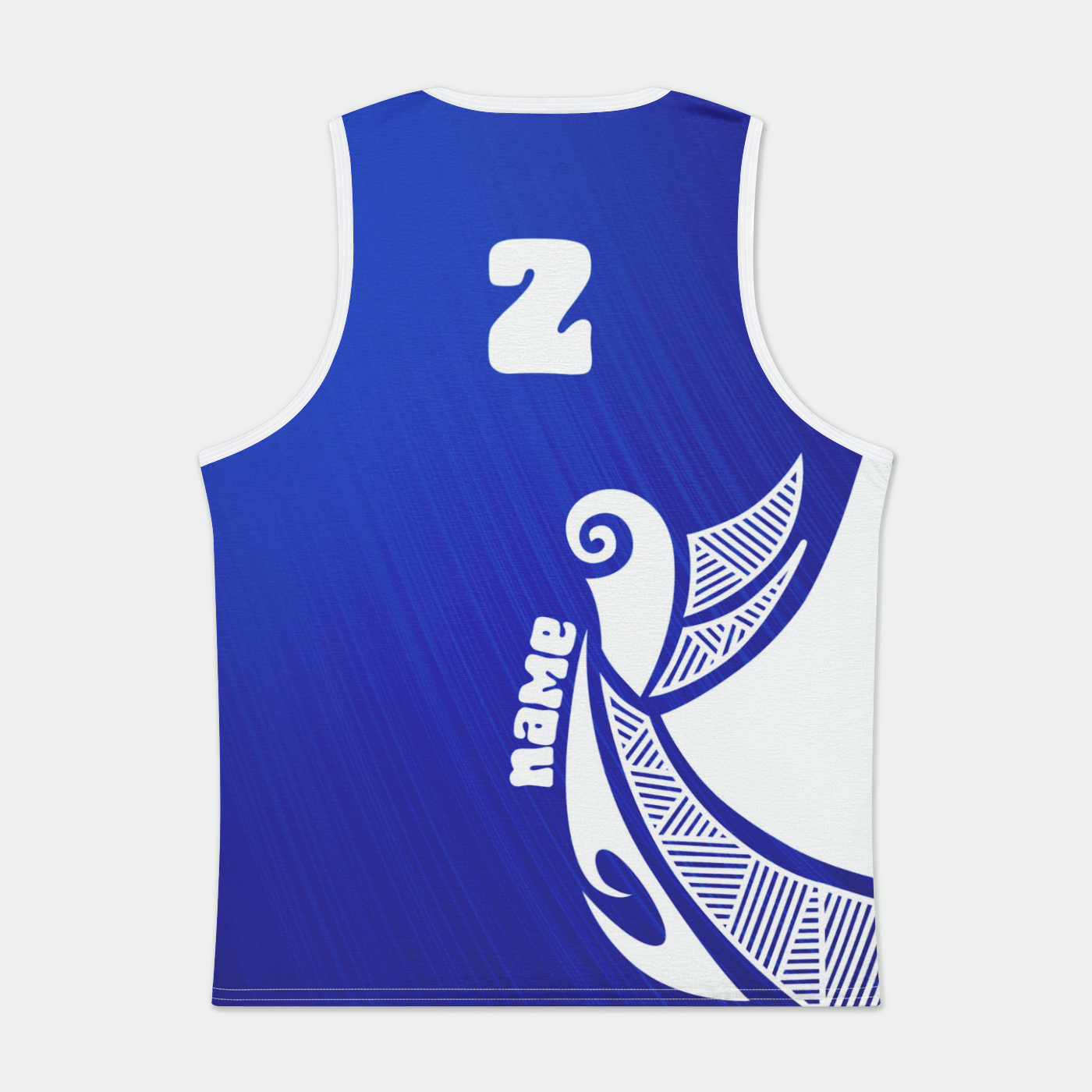 Tribal Honu Blue Custom Tank