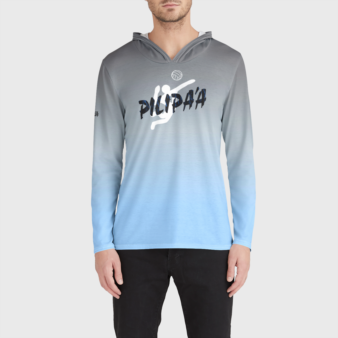 Pilipa a Lightweight Ombre Hoodie Warm Up