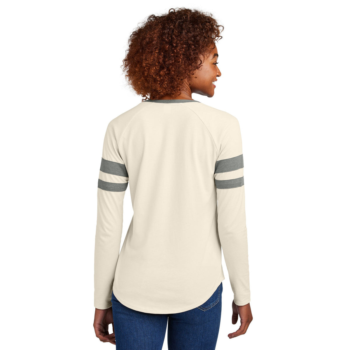 St Charles Women's Halftime Stripe V-Neck