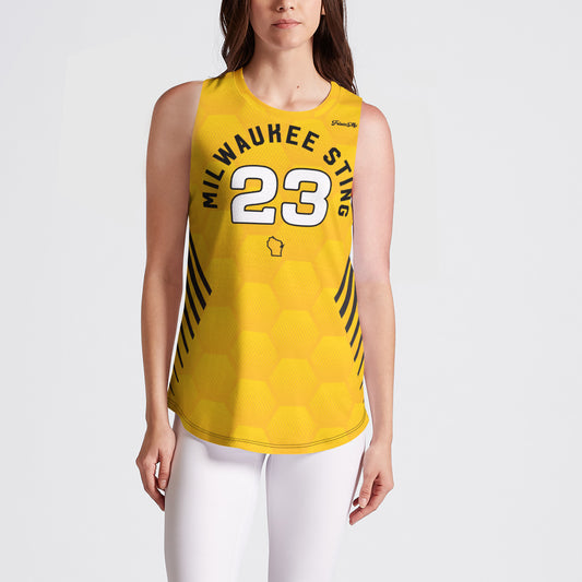 Sting Gold Hex Sleeveless Jersey