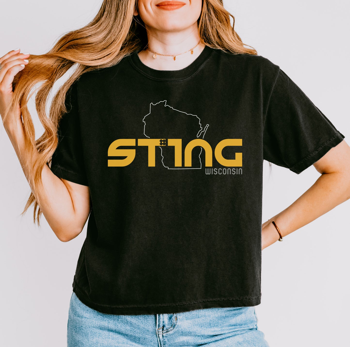 Sting #1 in Wisconsin Women’s Boxy Tee