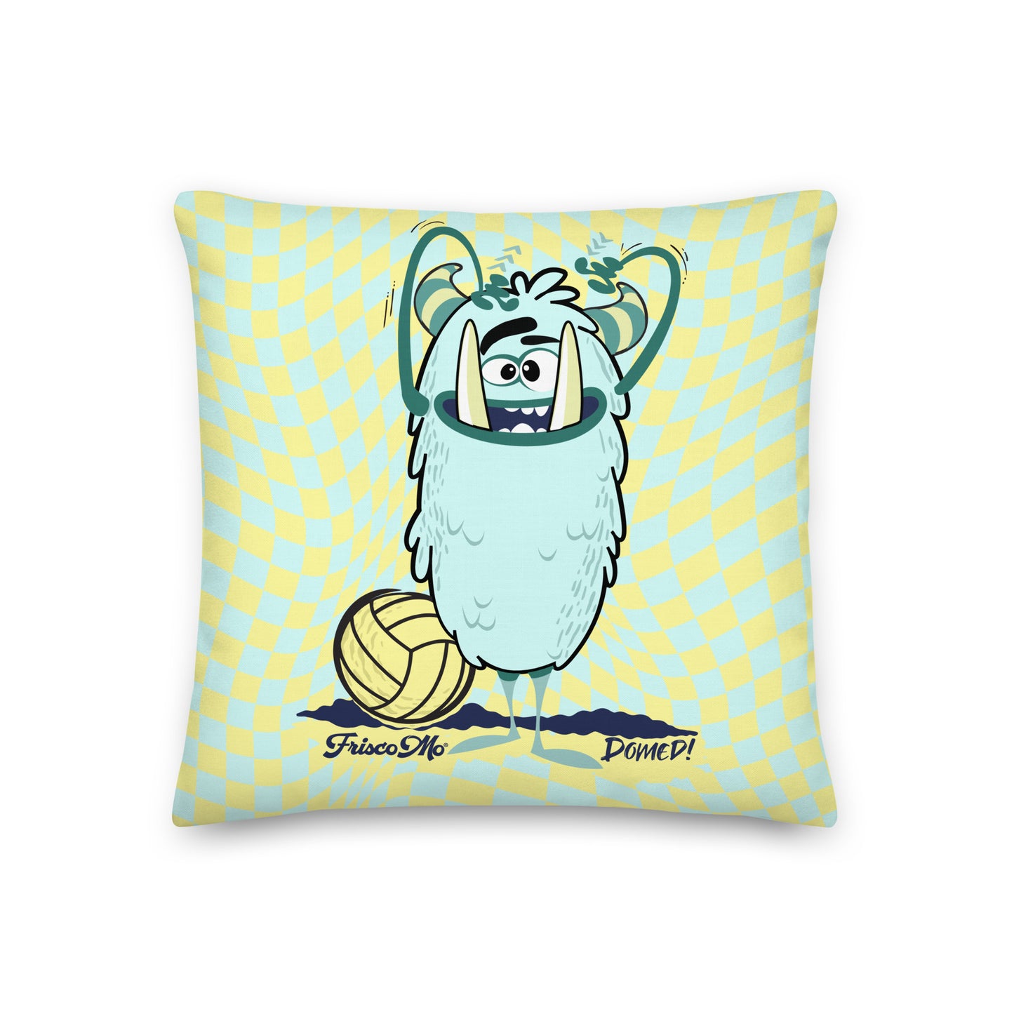 Domed Little Monster Pillow