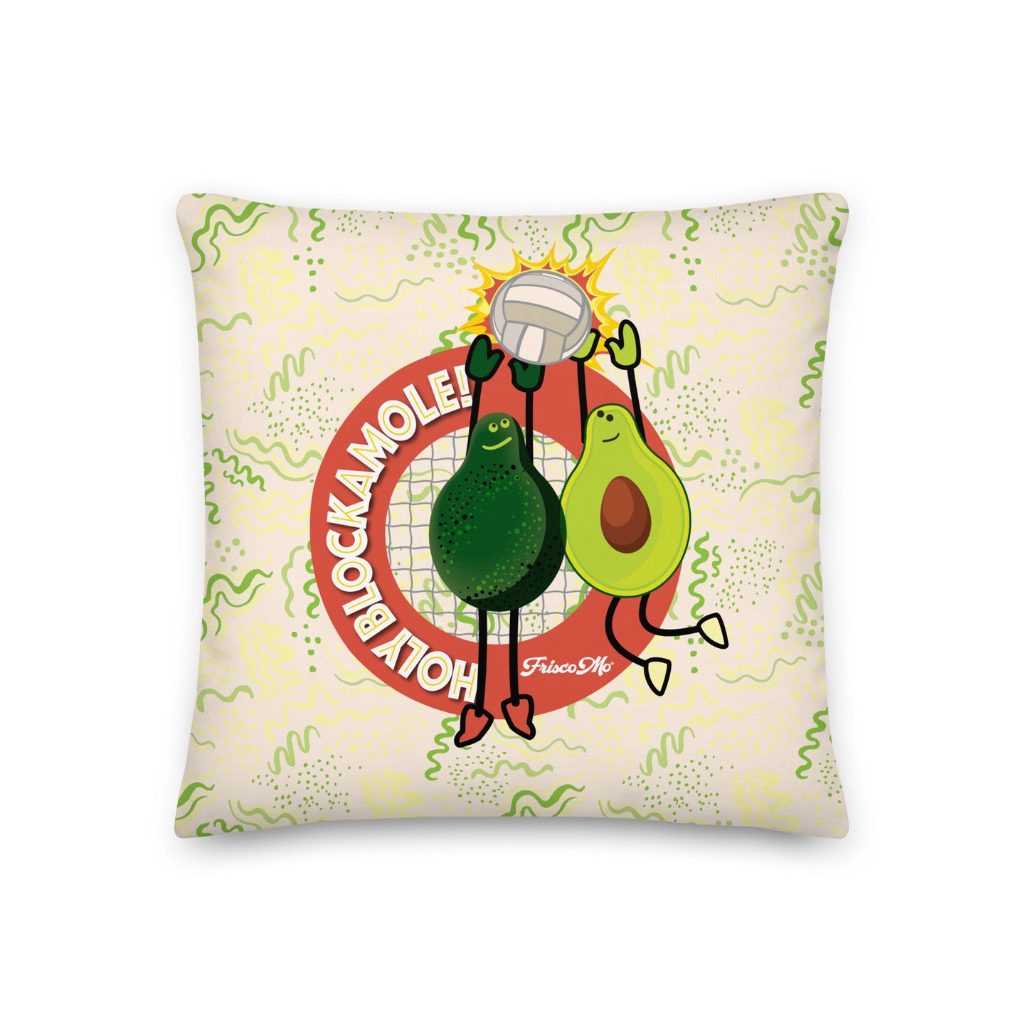 Holy Blockamole! Pillow