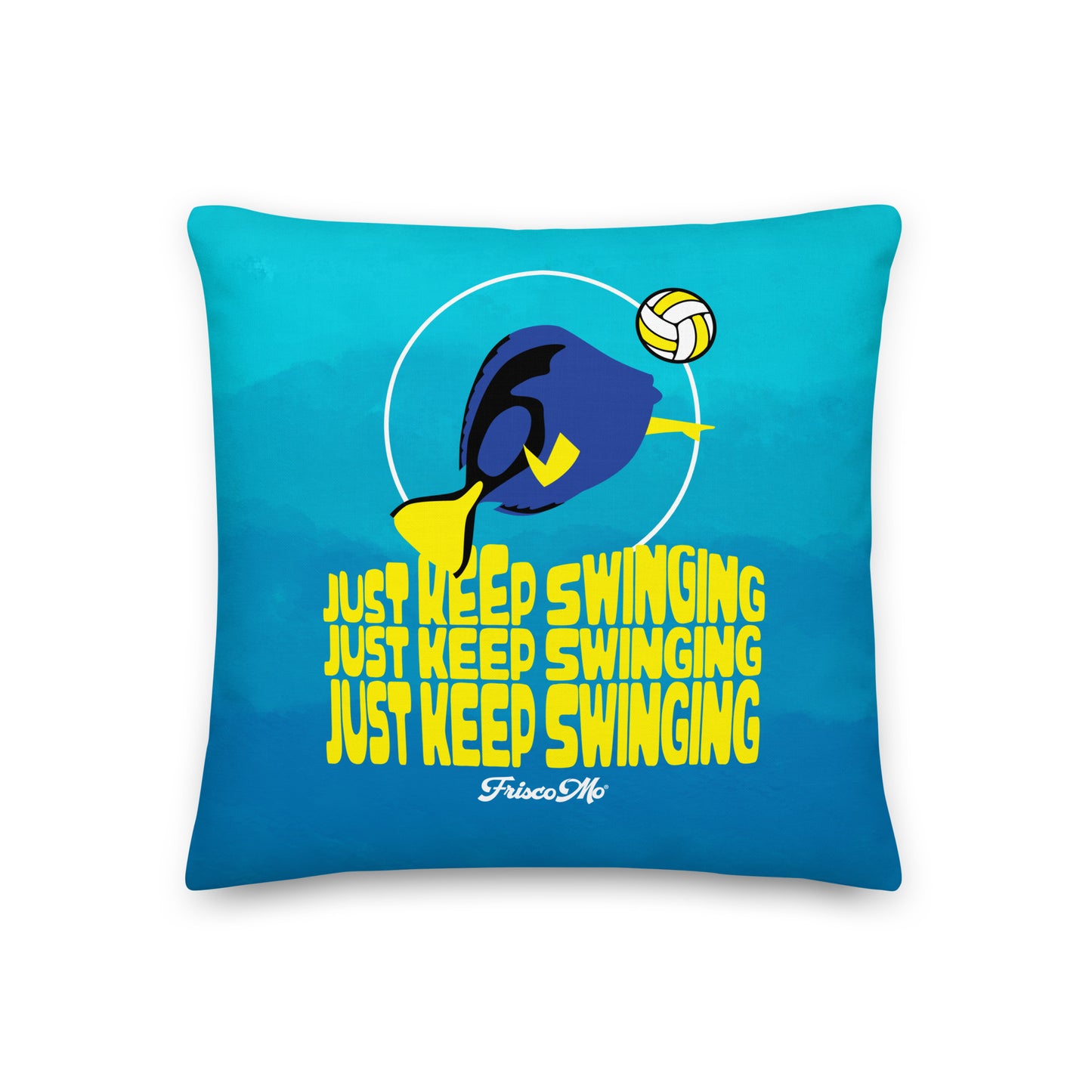 Just Keep Swinging Pillow