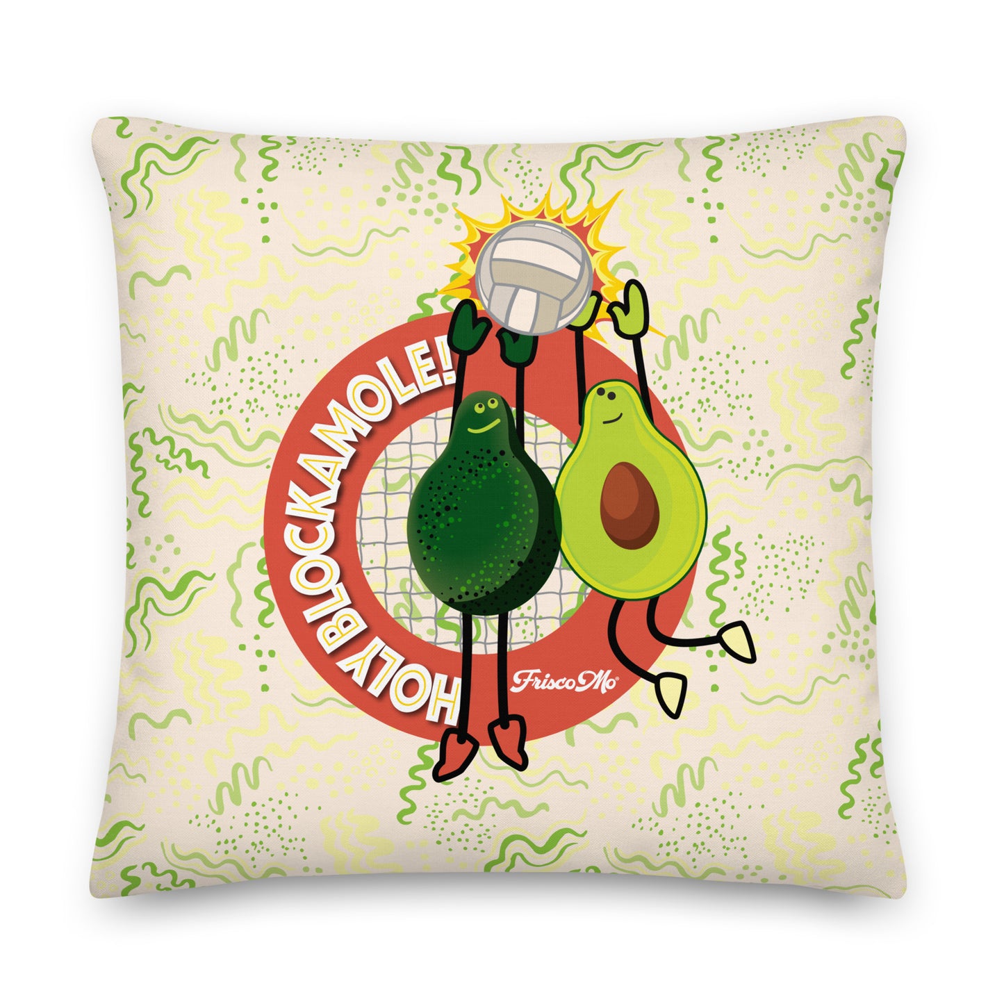 Holy Blockamole! Pillow