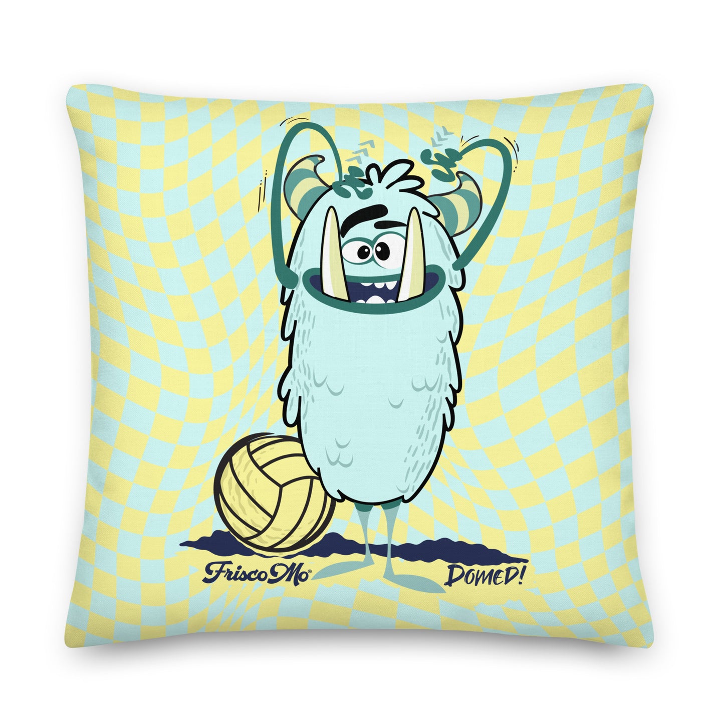 Domed Little Monster Pillow