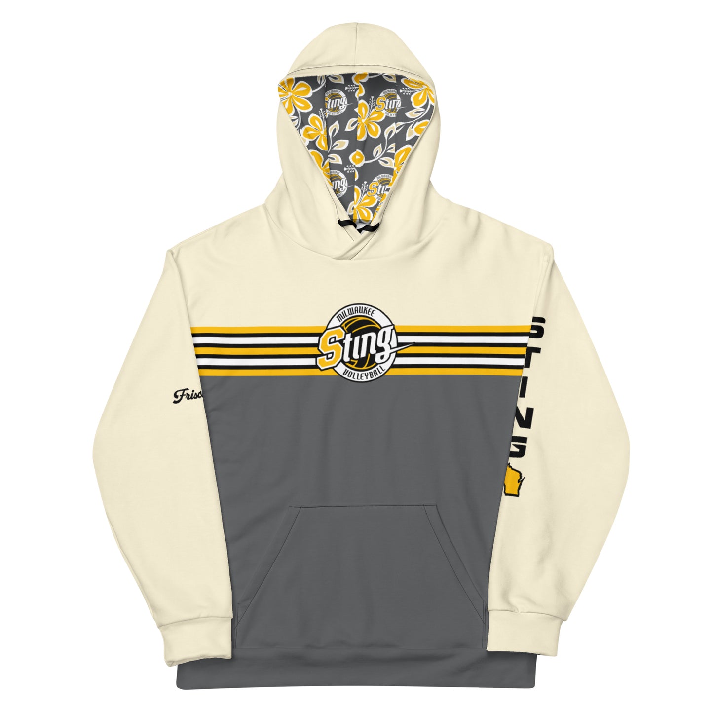 Sting Retro Stripe Unisex Hoodie