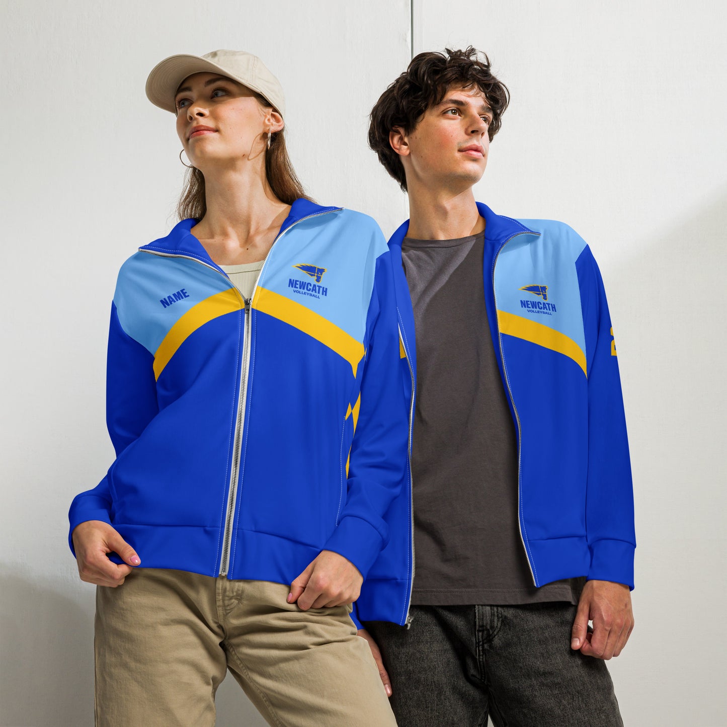 New Cath Volleyball Custom Warm Up Track Jacket