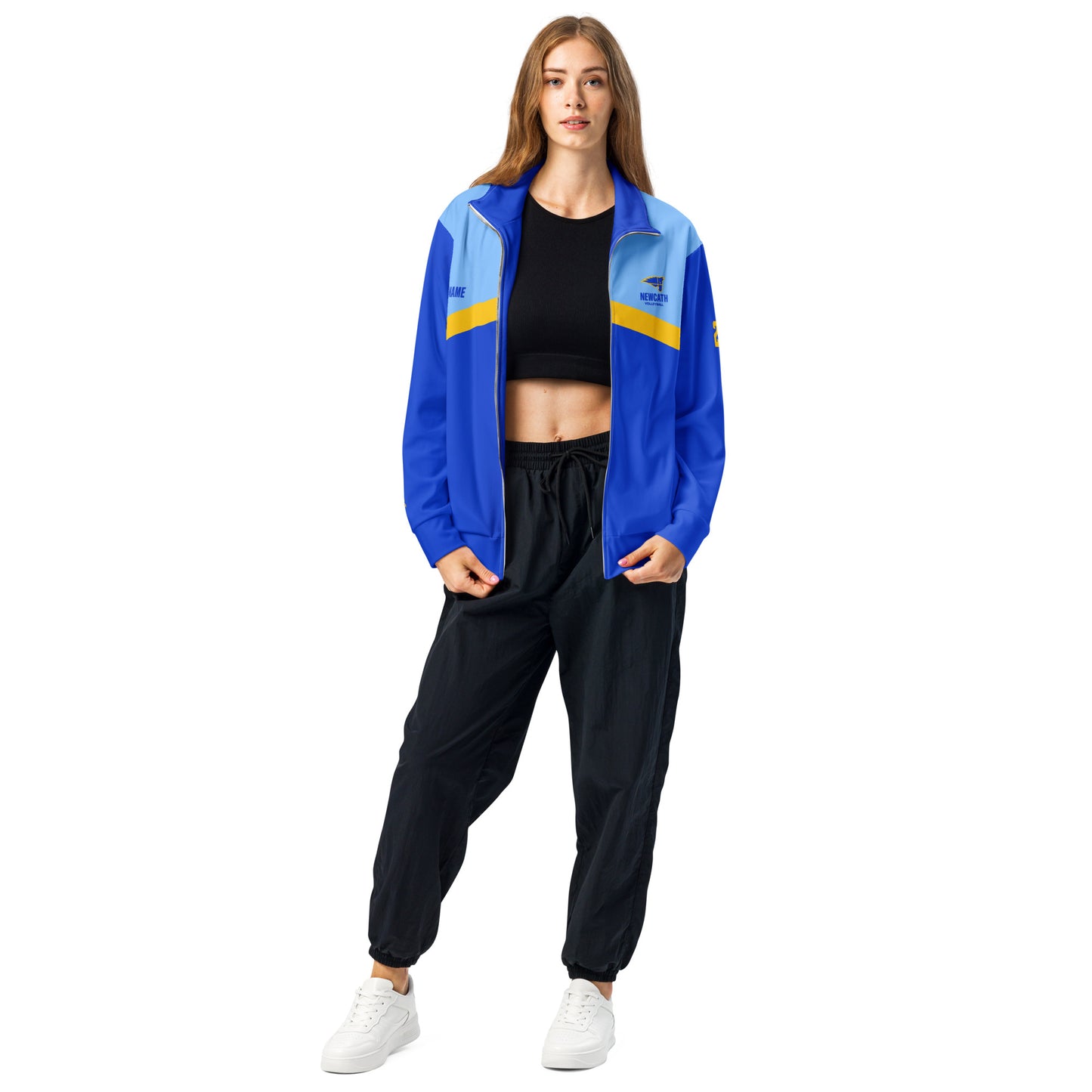 New Cath Volleyball Custom Warm Up Track Jacket