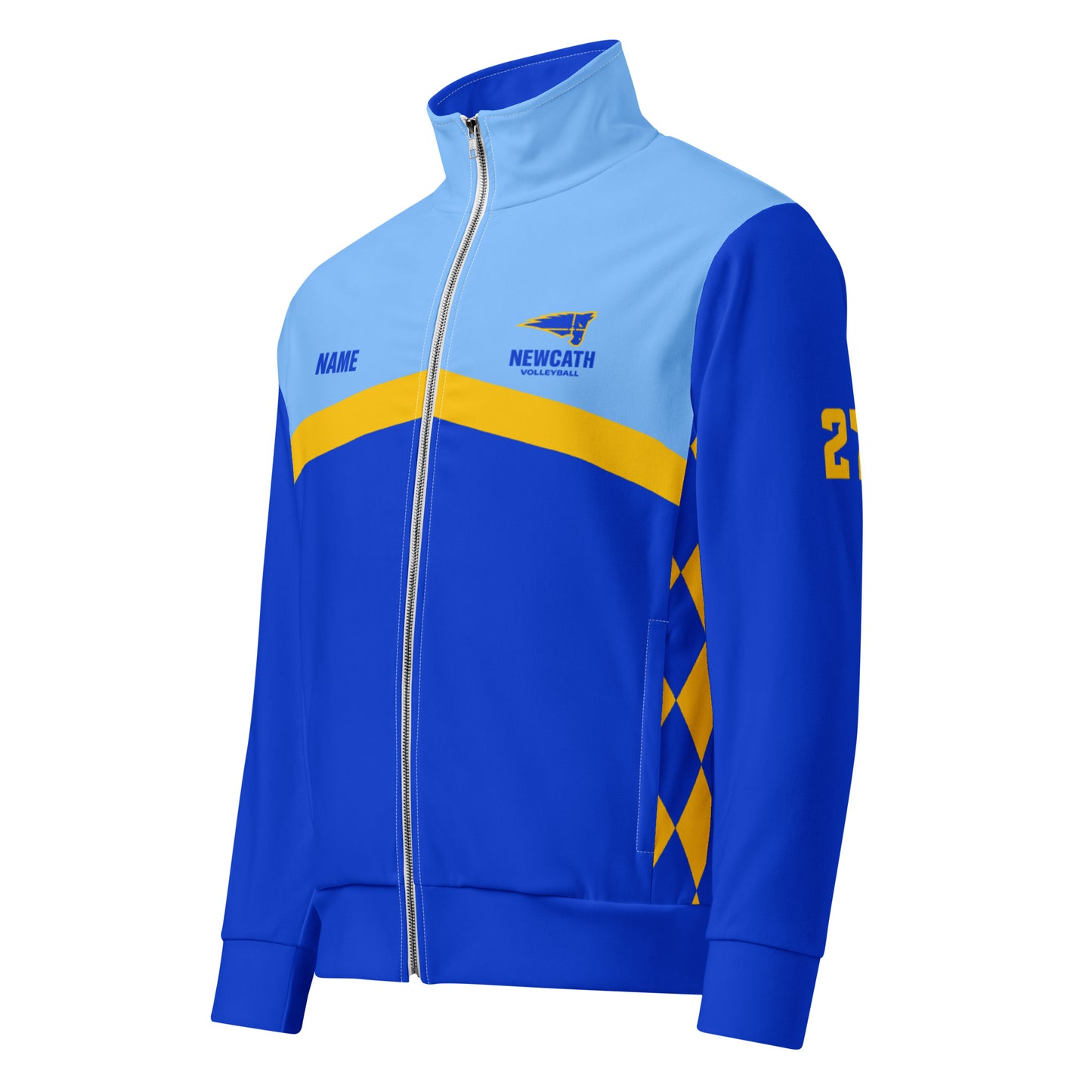 New Cath Volleyball Custom Warm Up Track Jacket