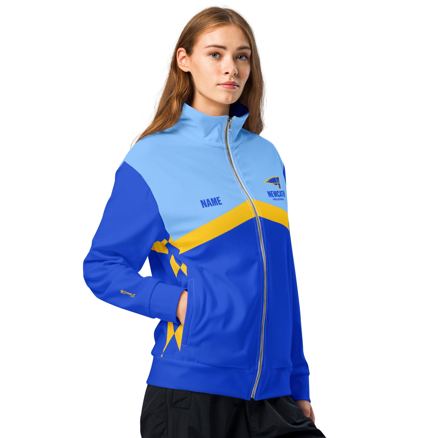New Cath Volleyball Custom Warm Up Track Jacket