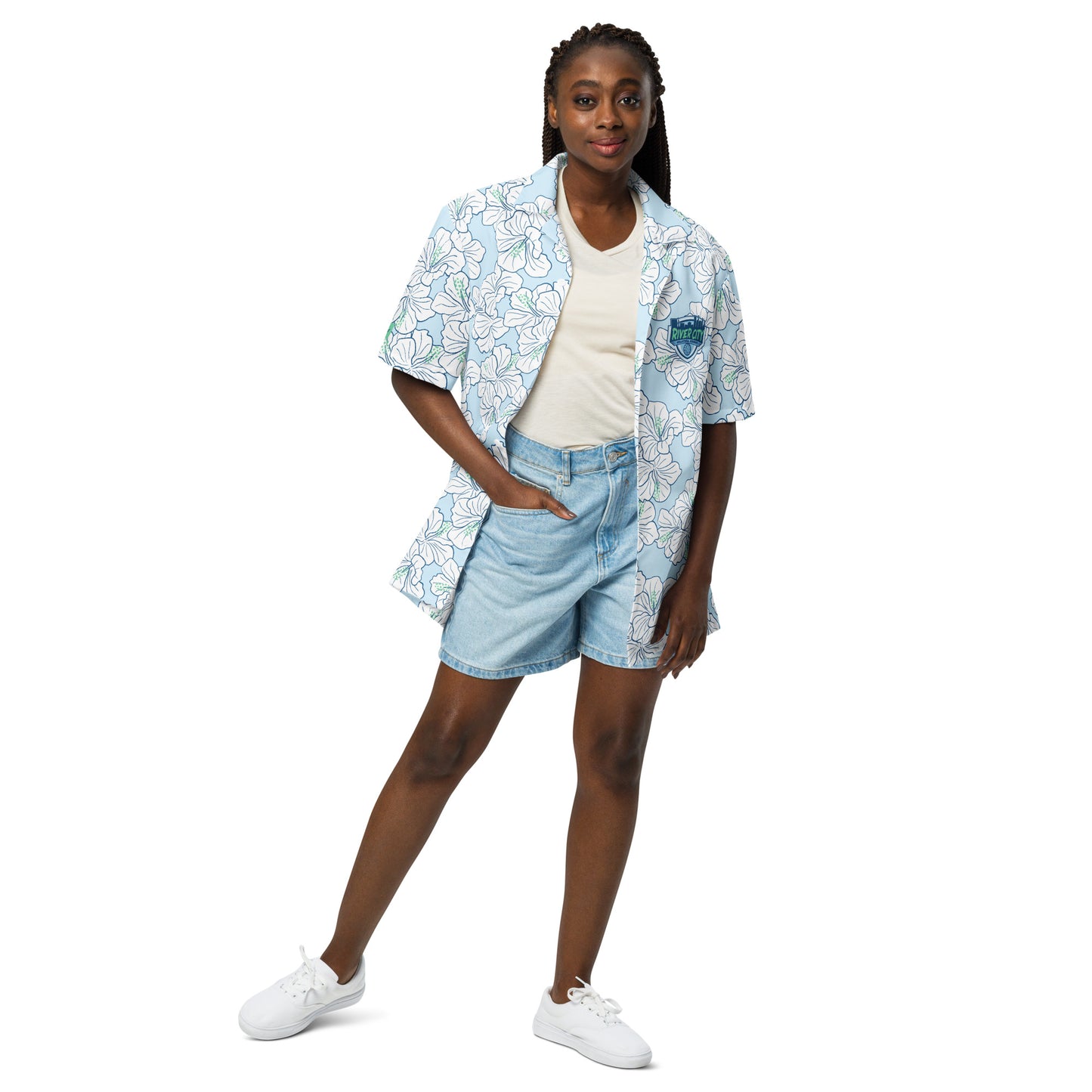 RCVA Dogwood Aloha Shirt