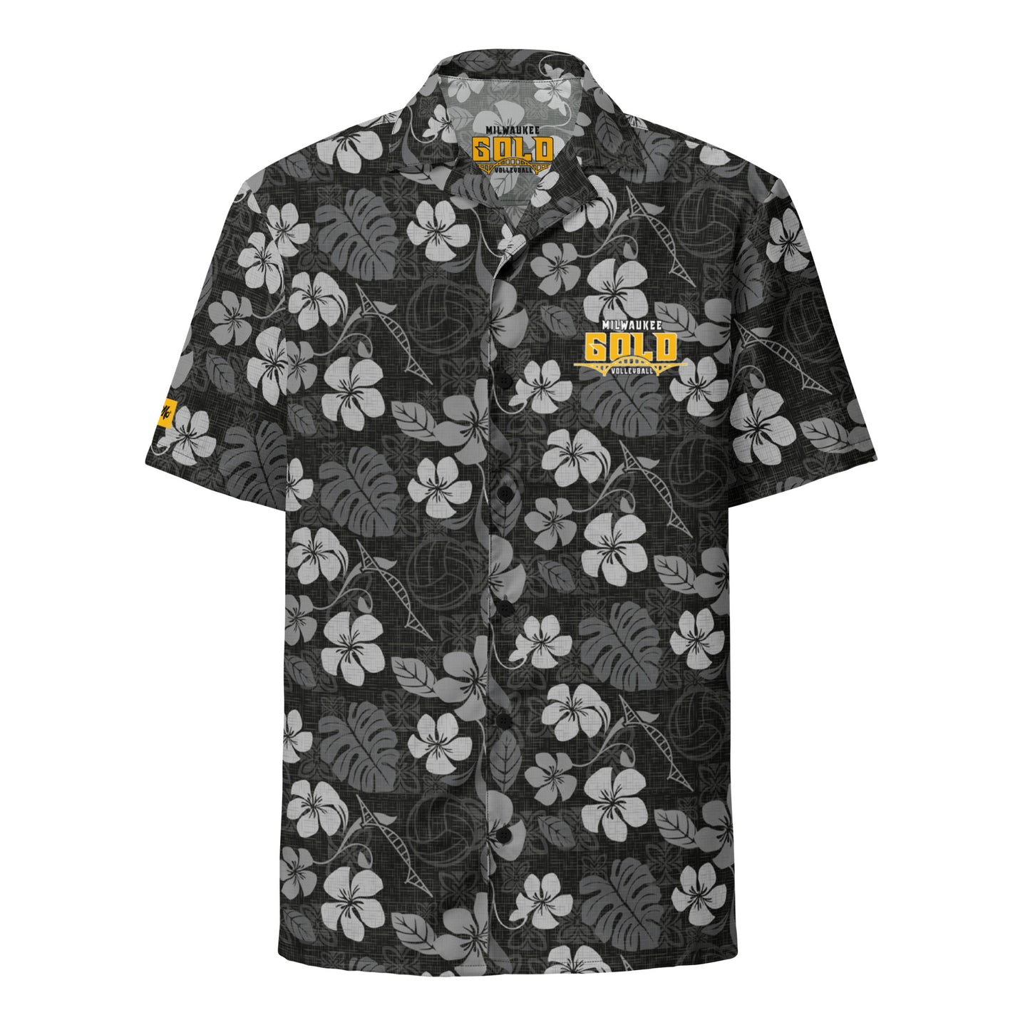 MKE Gold Aloha Shirt