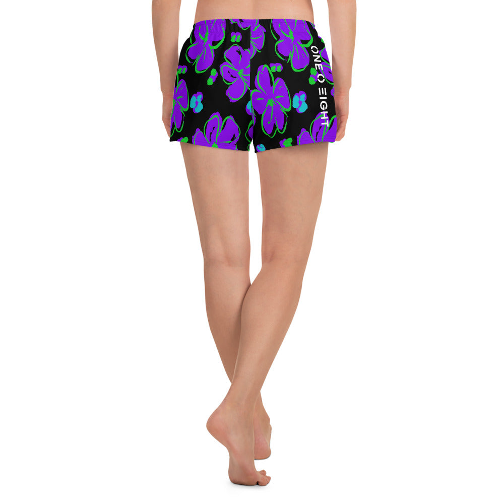 One O Eight Purple Plumeria Women's Volleys