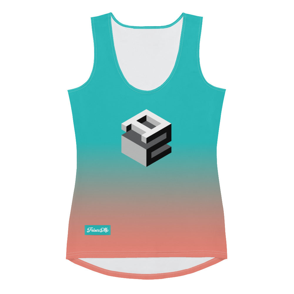A2 Beach Ombre Women's Sport Tank