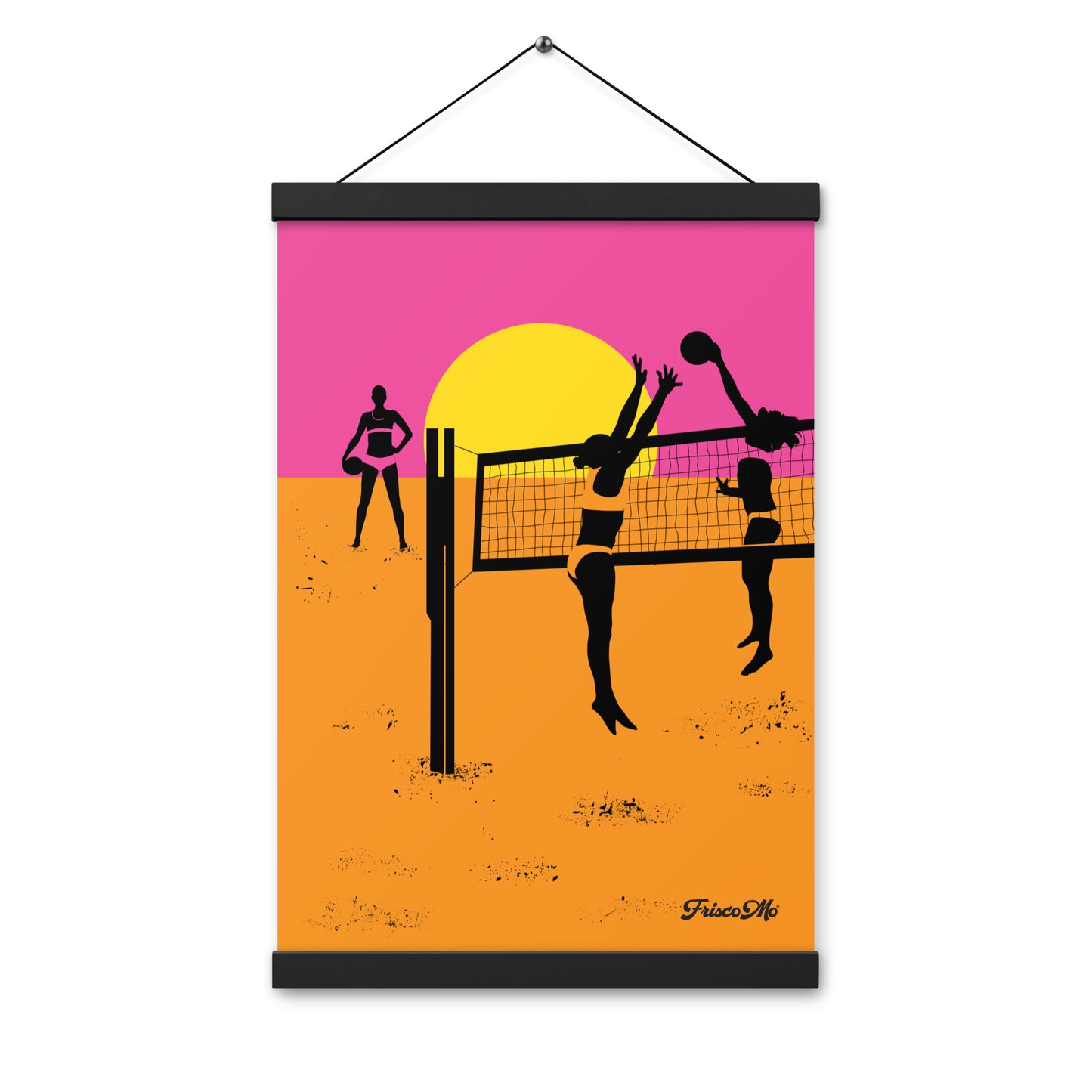 Beach VB Girls Hanging Poster