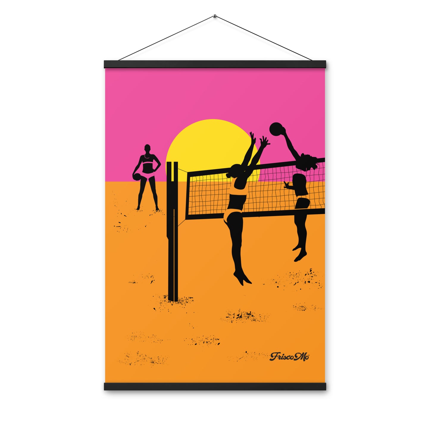 Beach VB Girls Hanging Poster