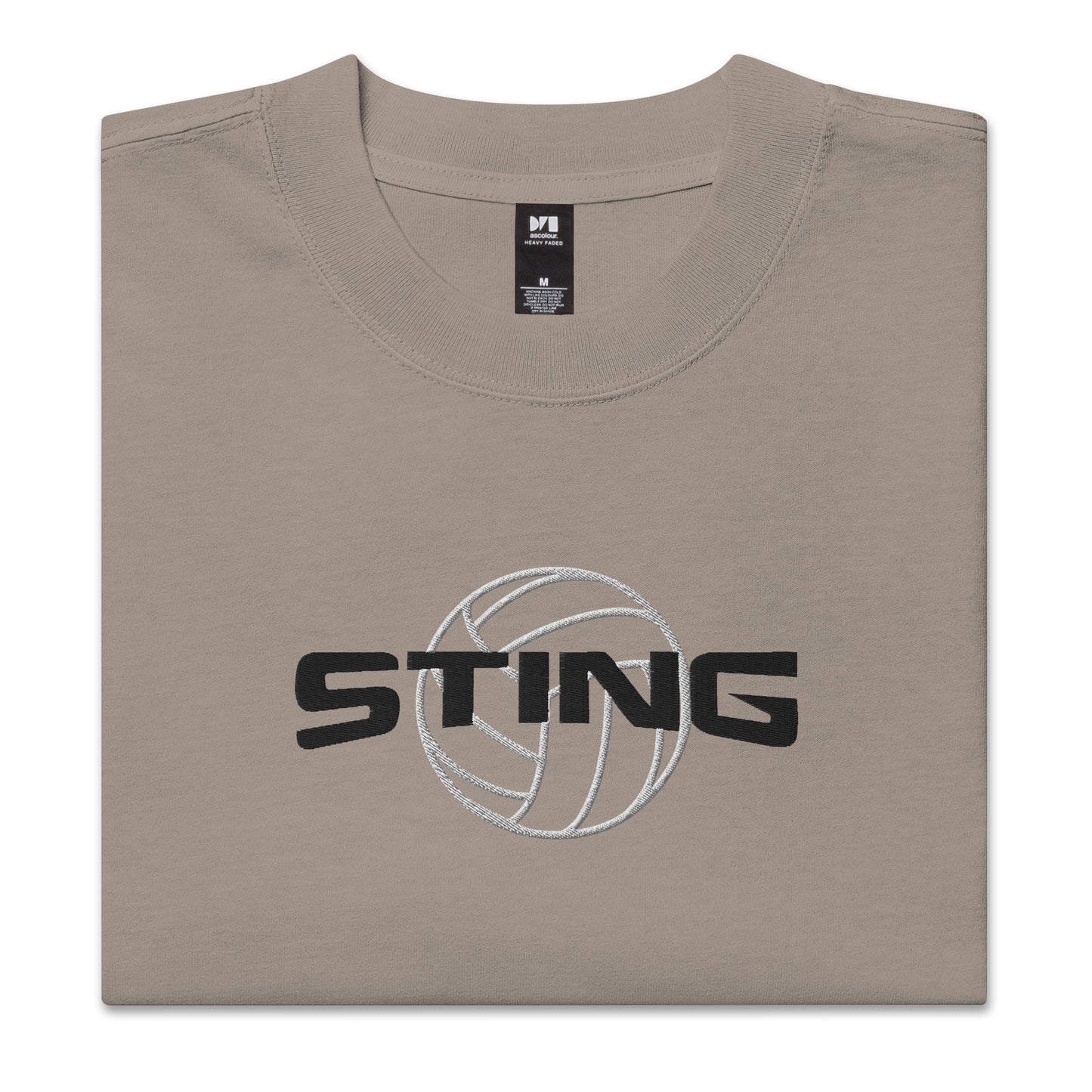 Sting Oversized Embroidered Tee