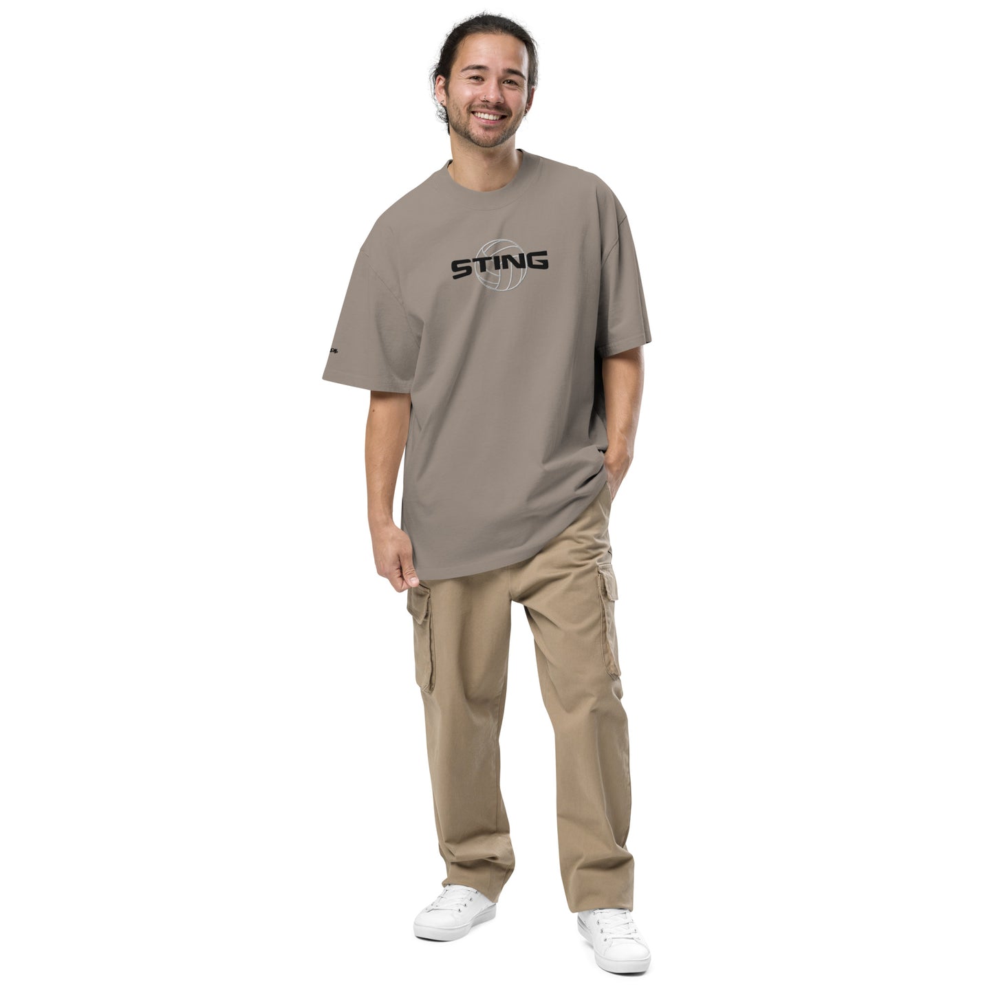 Sting Oversized Embroidered Tee