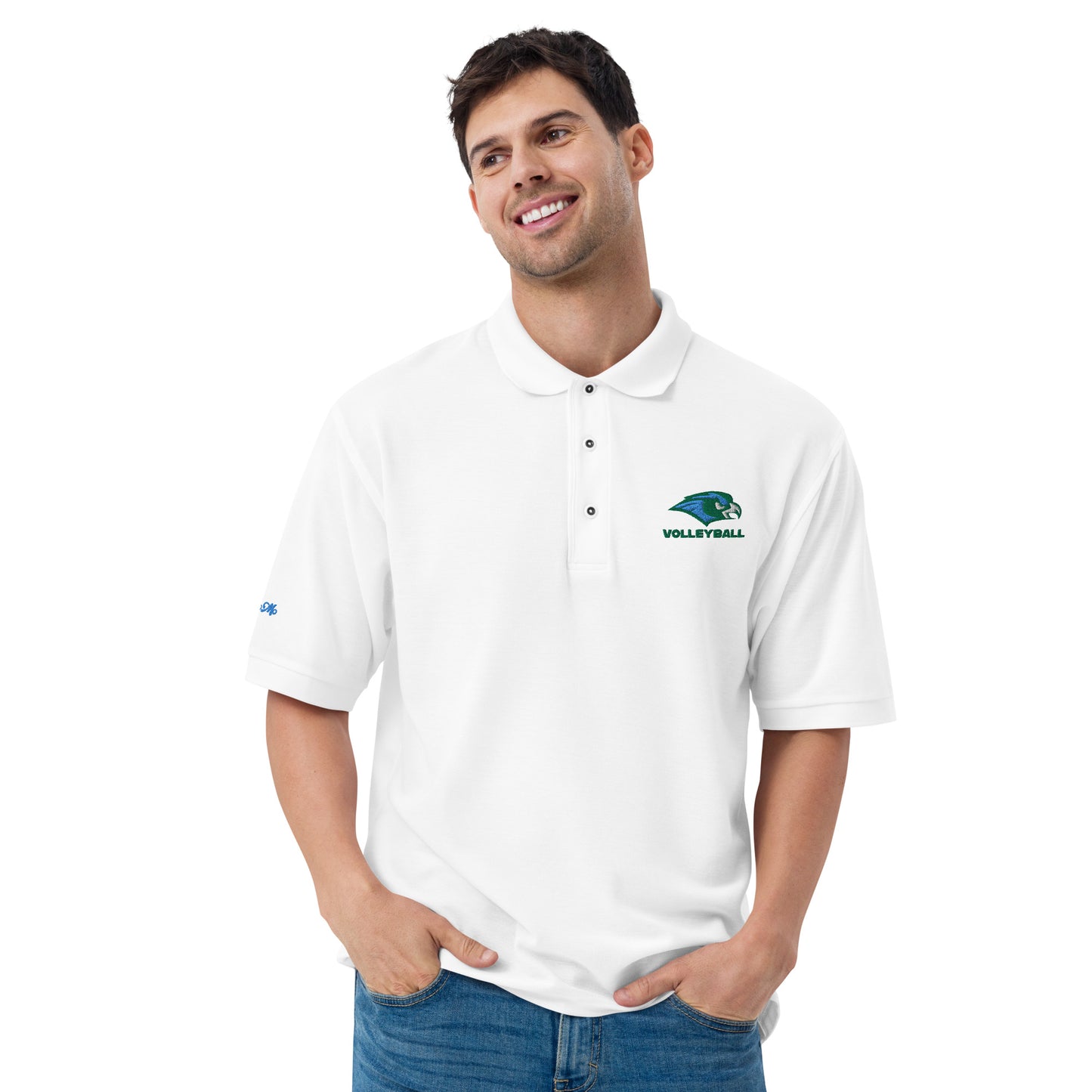 Hanover Hawks Embroidered Premium Polo