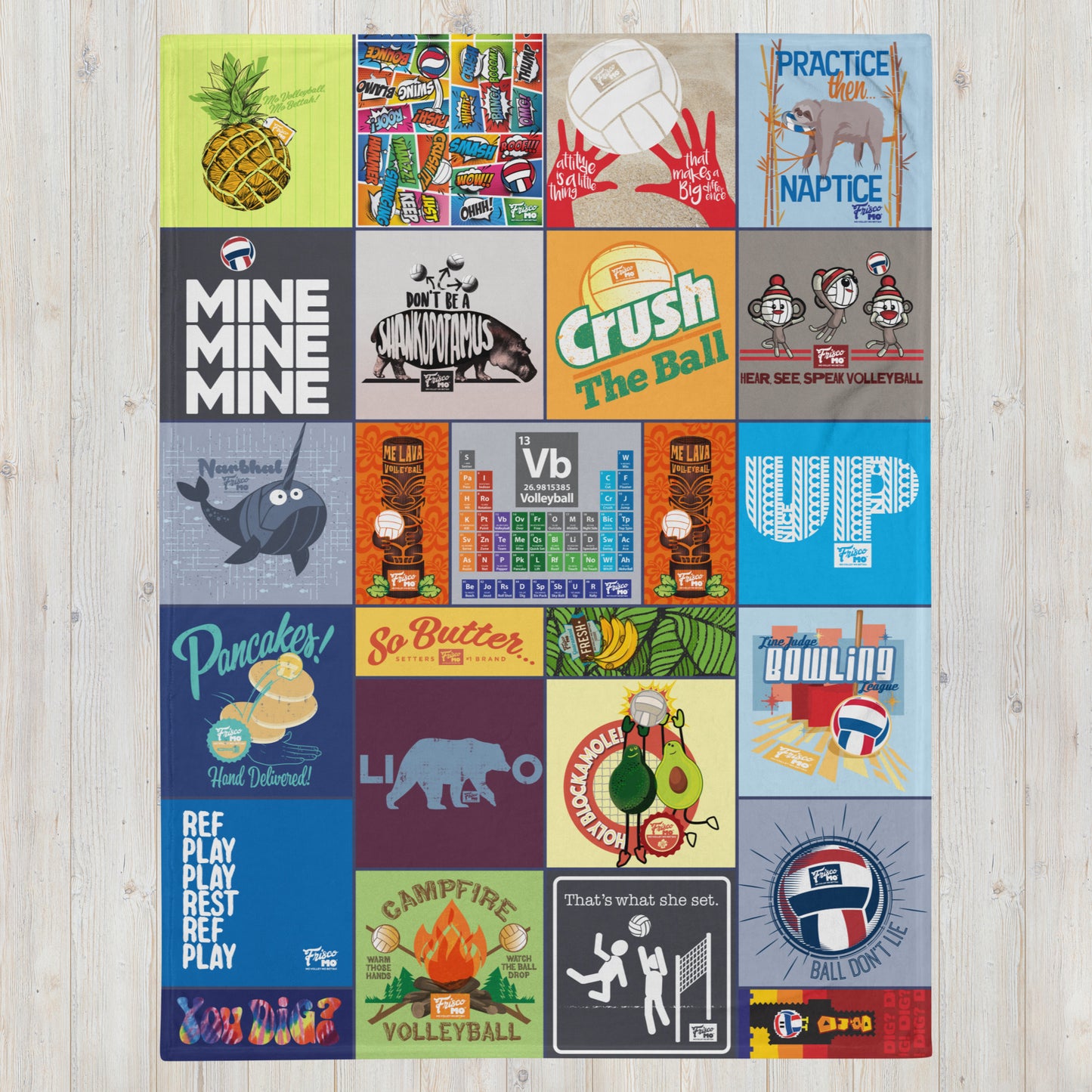 Volleyball Life Blanket OLD