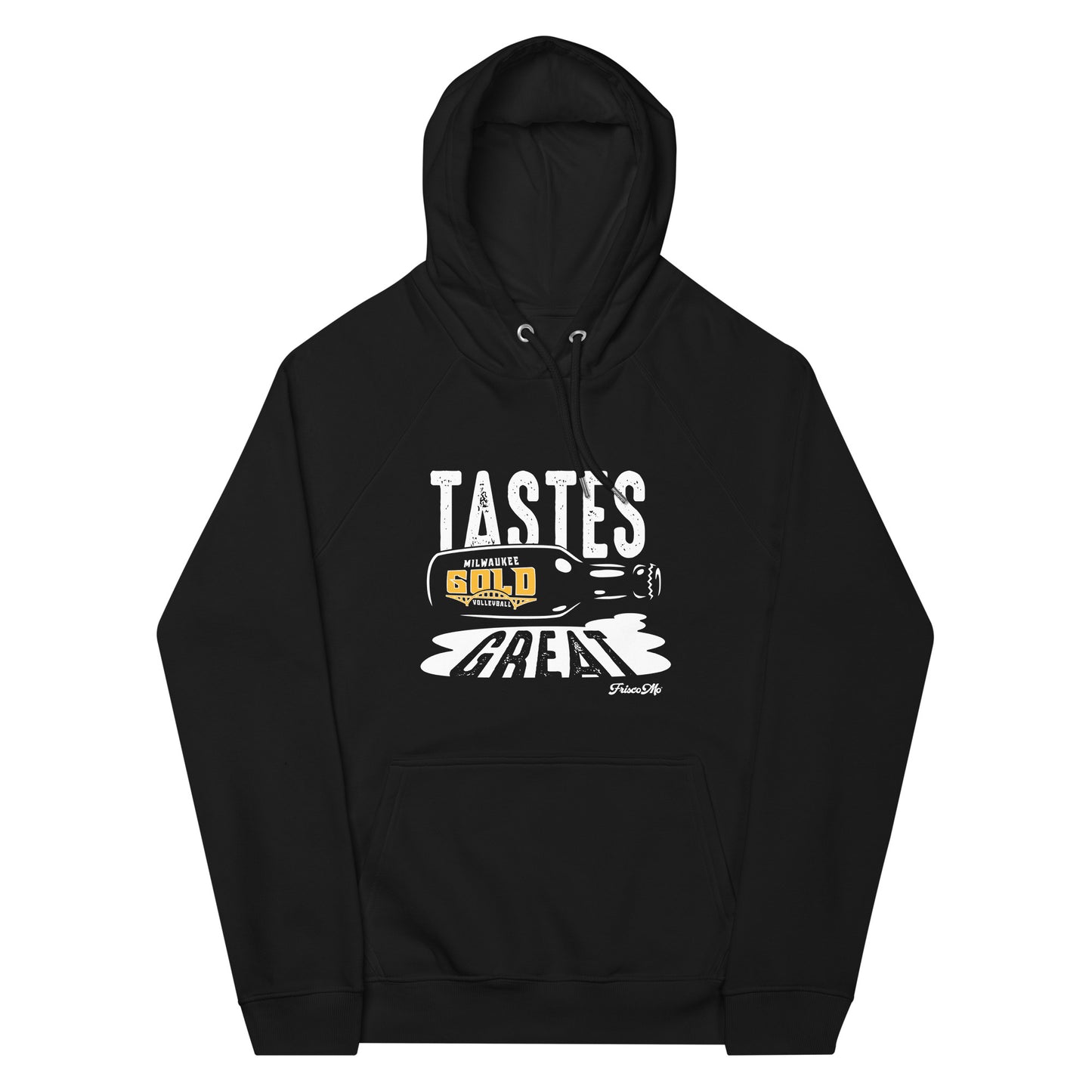 MKE Gold Tastes Great Raglan Hoodie