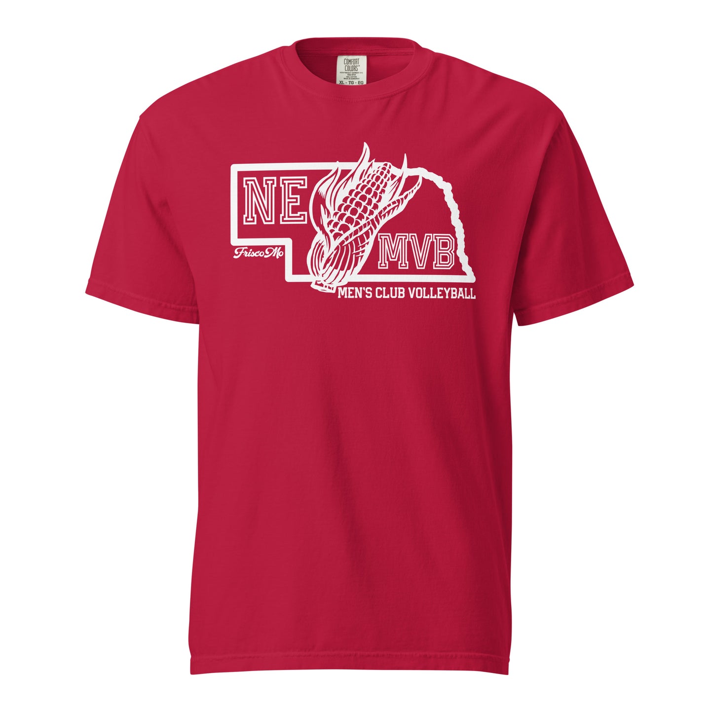 Nebraska MVB Map Garment-Dyed Tee