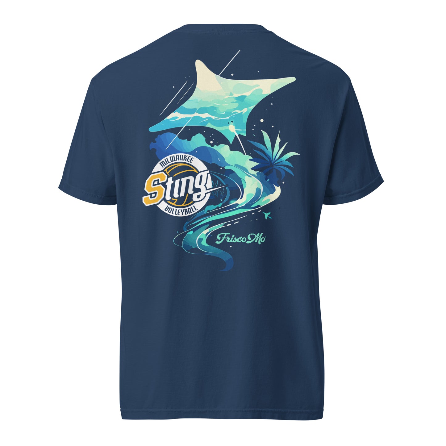 Sting Ray Wave Garment-Dyed Tee