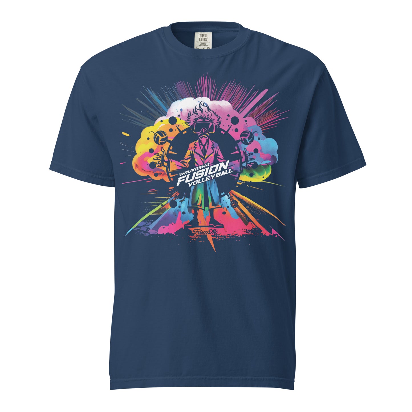Waukesha Fusion Volleyball Explosive Garment-Dyed Tee
