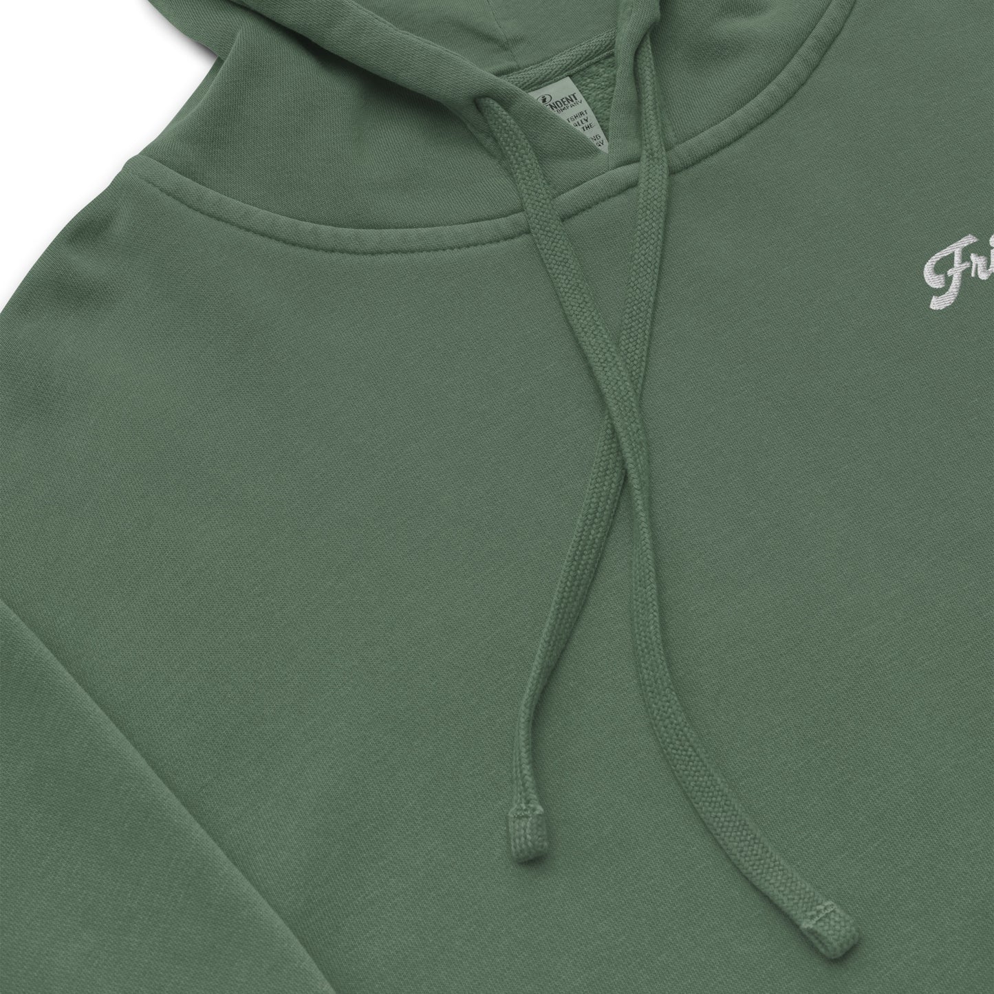 Frisco Mo Embroidered Pigment-Dyed Hoodie