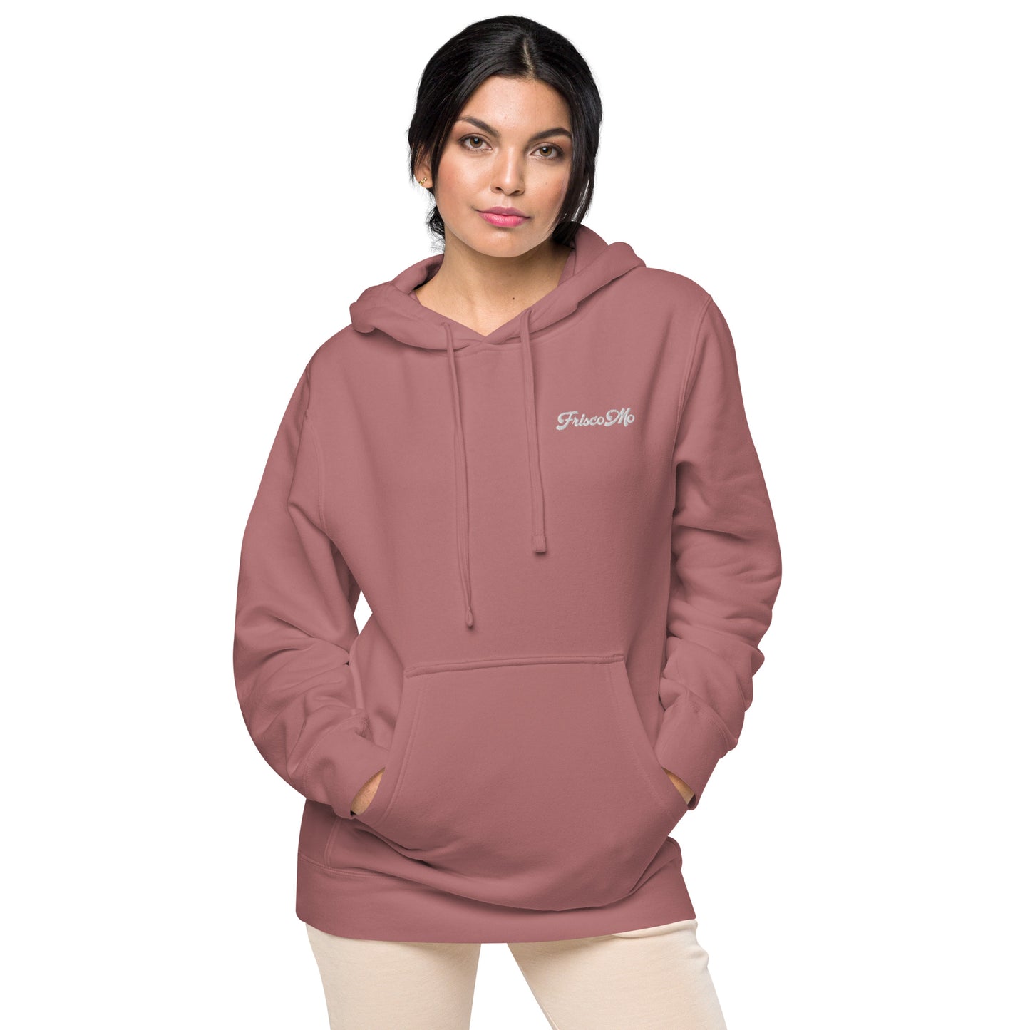 Frisco Mo Embroidered Pigment-Dyed Hoodie