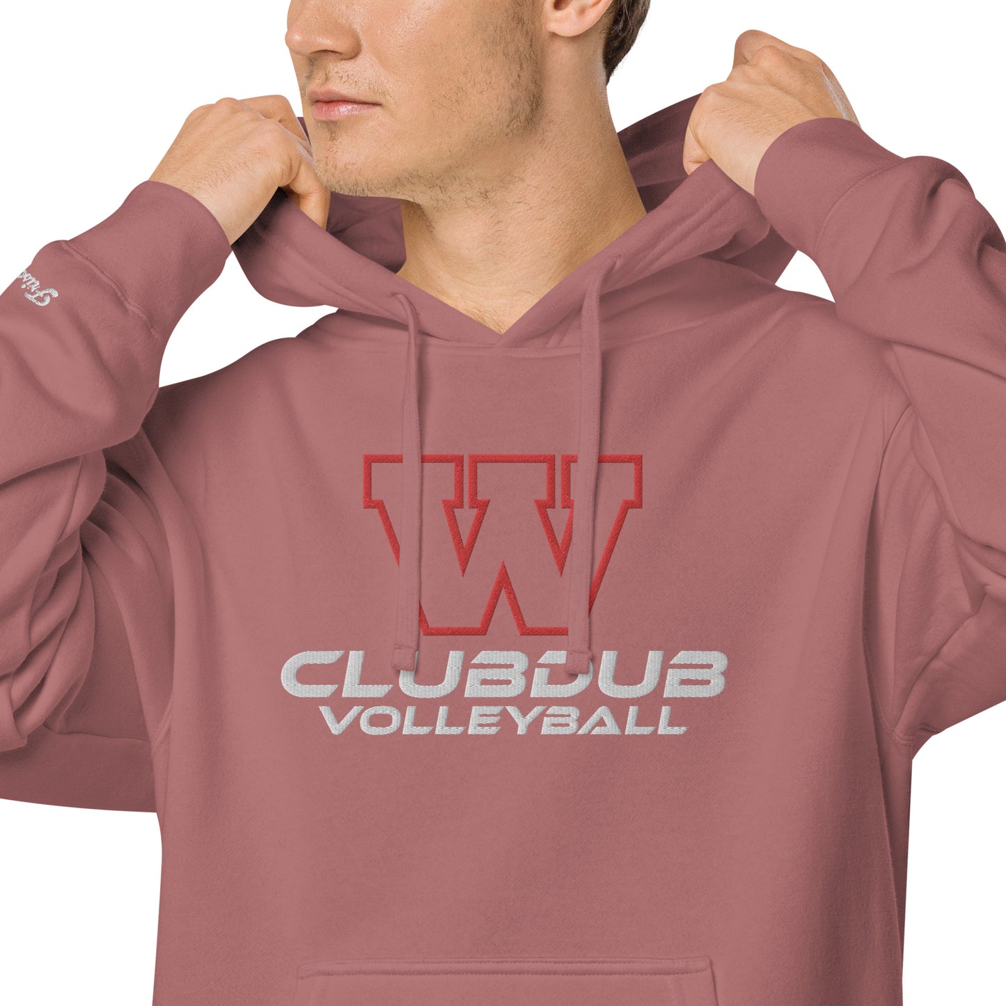 Club W Pigment-Dyed Hoodie