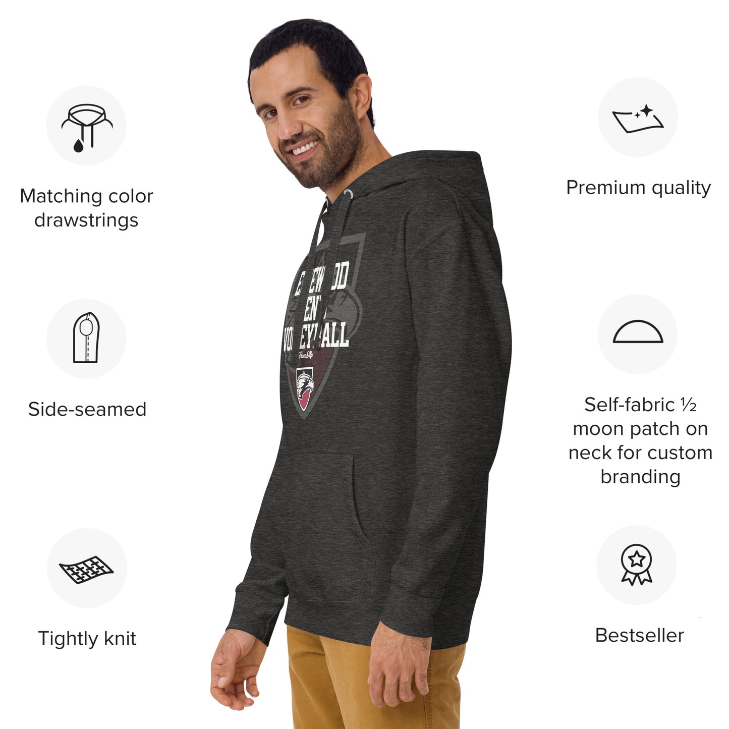 Edgewood Men's Volleyball Hoodie