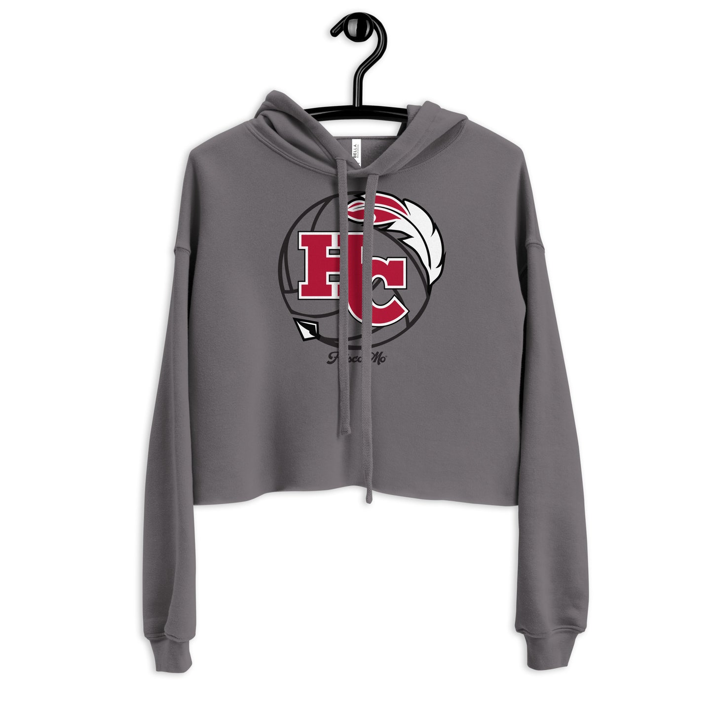 Holy Cross Boho Crop Hoodie
