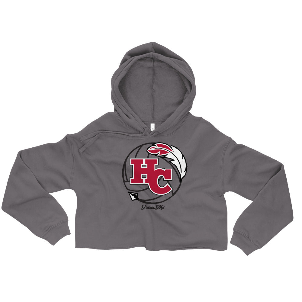 Holy Cross Boho Crop Hoodie