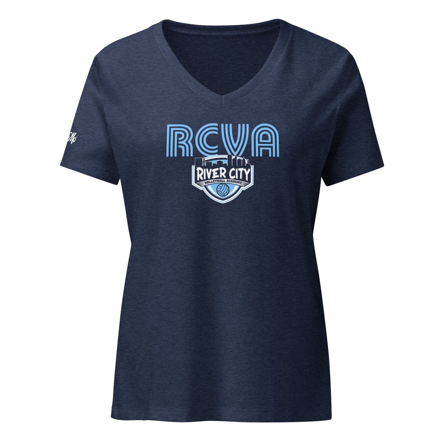 RCVA Groovy Relaxed V-Neck Tee