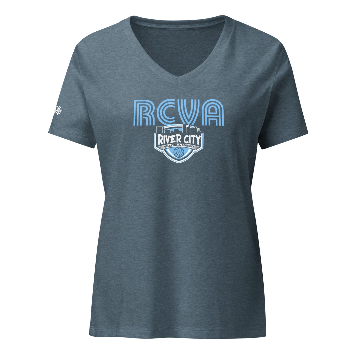 RCVA Groovy Relaxed V-Neck Tee