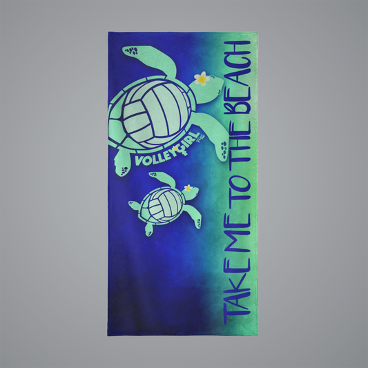 VolleyGirl Honu Beach Towel