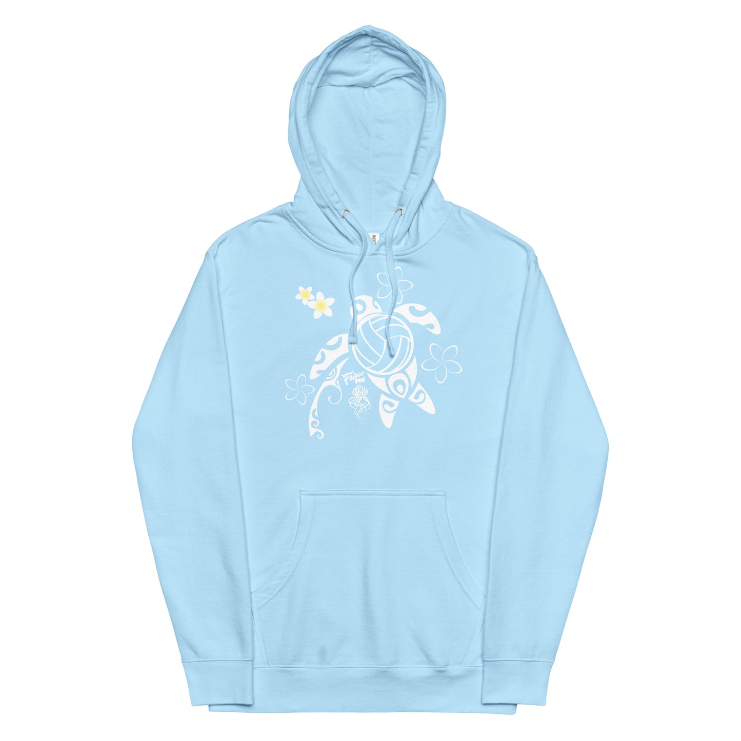 Volleyball Honu 2 Unisex Midweight Hoodie