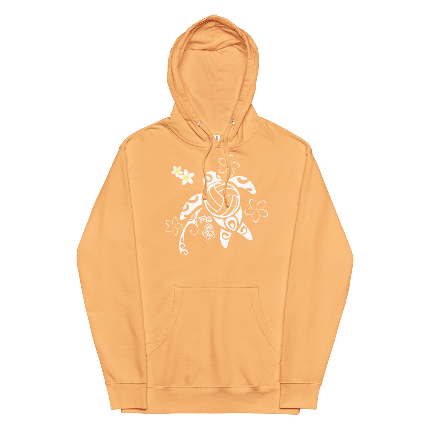 Volleyball Honu 2 Unisex Midweight Hoodie