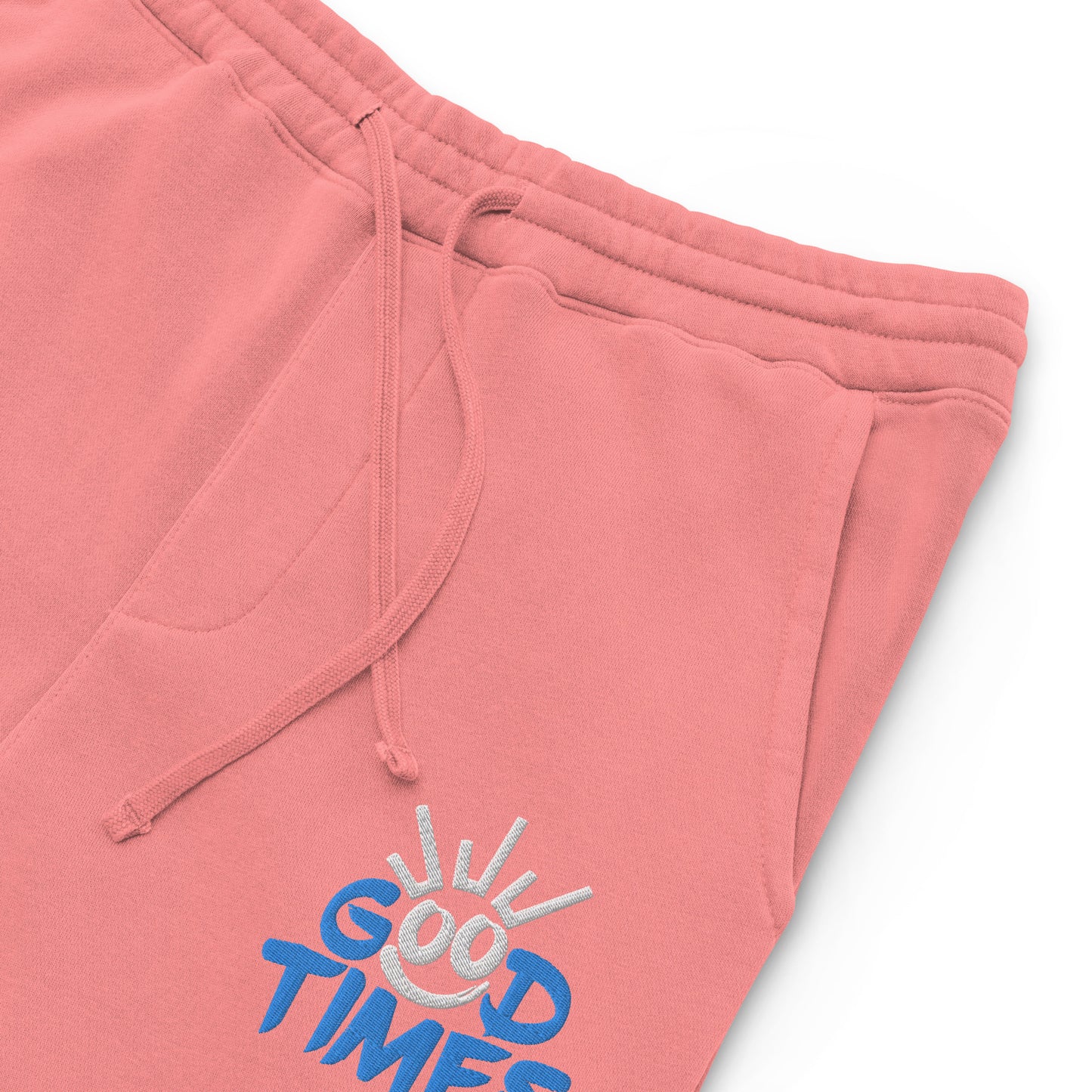 Good Times Unisex Embroidered Pigment-dyed Sweatpants