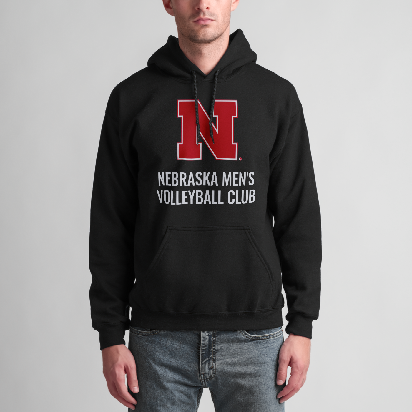 Nebraska MVB Lockup Hoodie